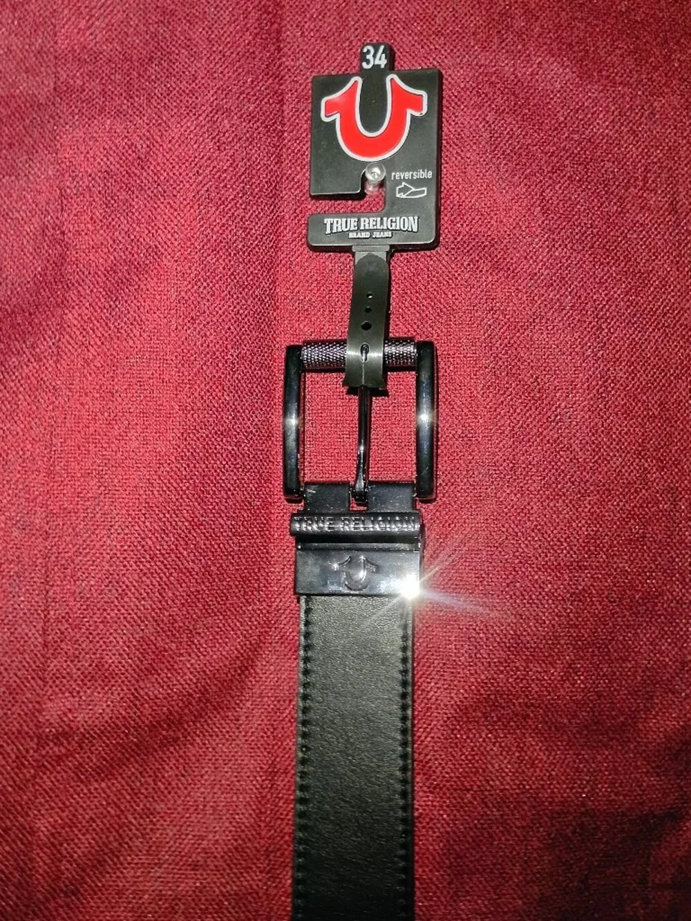 True Religion Lumin Aire Reversible Belt (NWT)